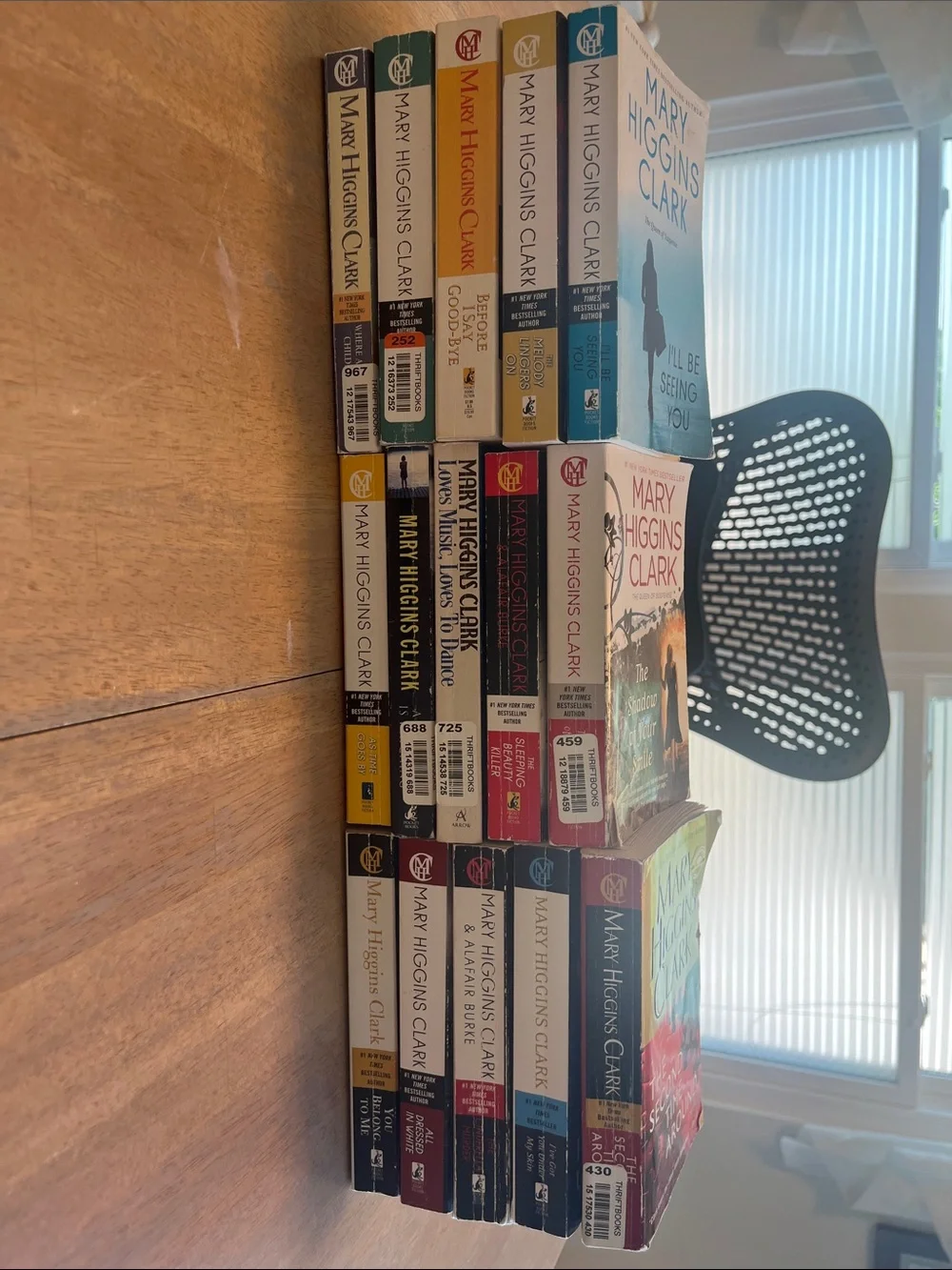 15 Paperback Mystery Books — Mary Higgins Clark